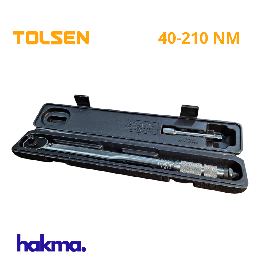 Clé Dynamométrique Tolsen - 1/2" (40-210 Nm)