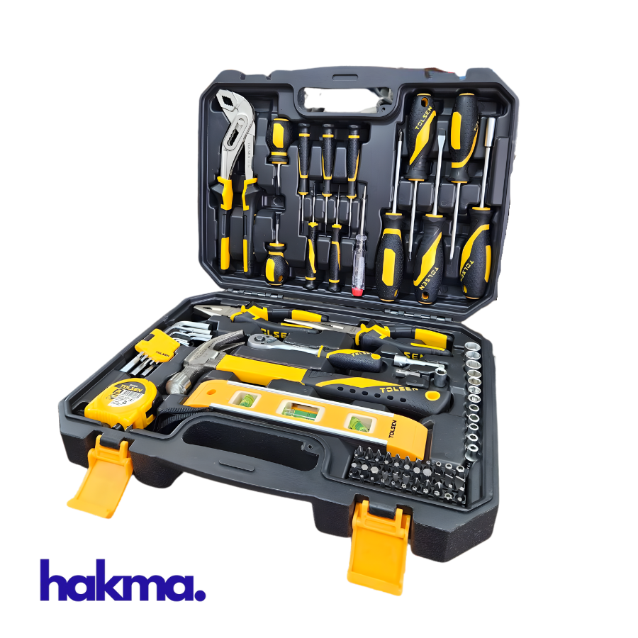 Valise à Outils Professionnelle TOLSEN 85 Pièces (Estimation) - Pour Mécanique et Bricolage Maison