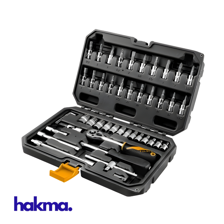 Coffret de Douilles et Embouts 46 Pièces - 1/4"