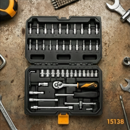 Coffret de Douilles et Embouts 46 Pièces - 1/4"